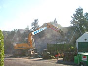 Demolition on a sunny day