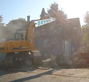 Demolition on a sunny day