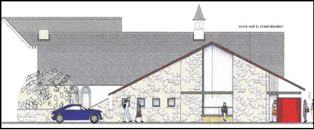 Village hall drawing